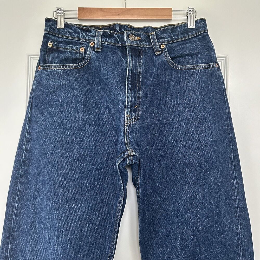 Vtg 1996 USA Levis 550 Blue Jeans Mens Sz 33x32 Relaxed Fit Tapered Leg Cotton